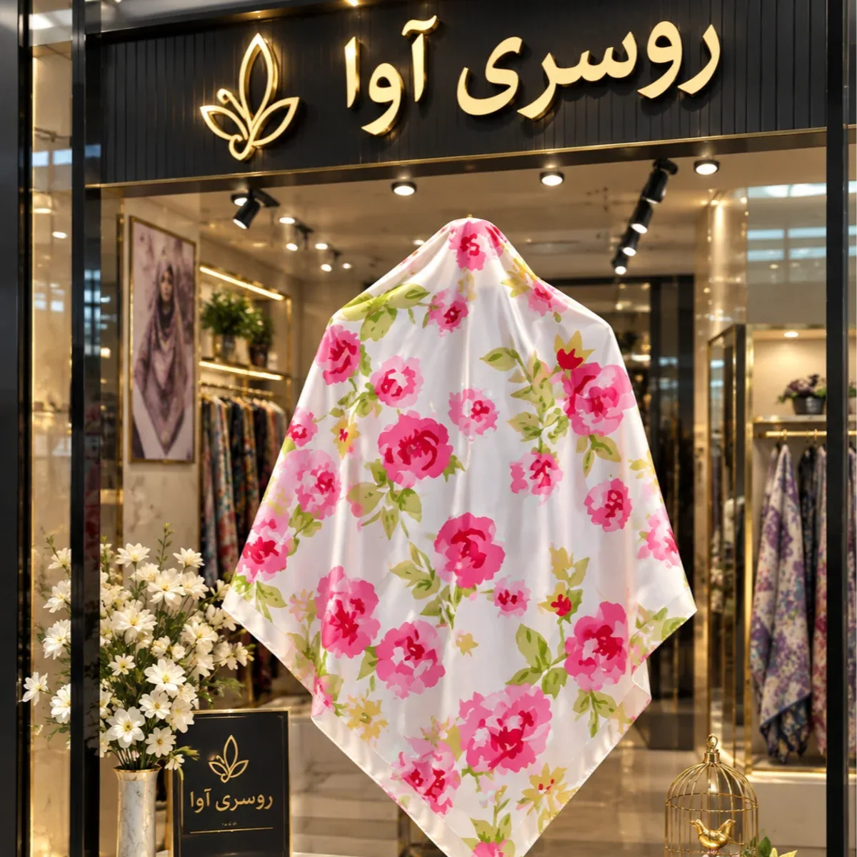 روسری ابریشم توییل - تصویر ۳