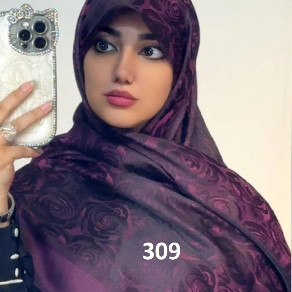 روسری گل رز