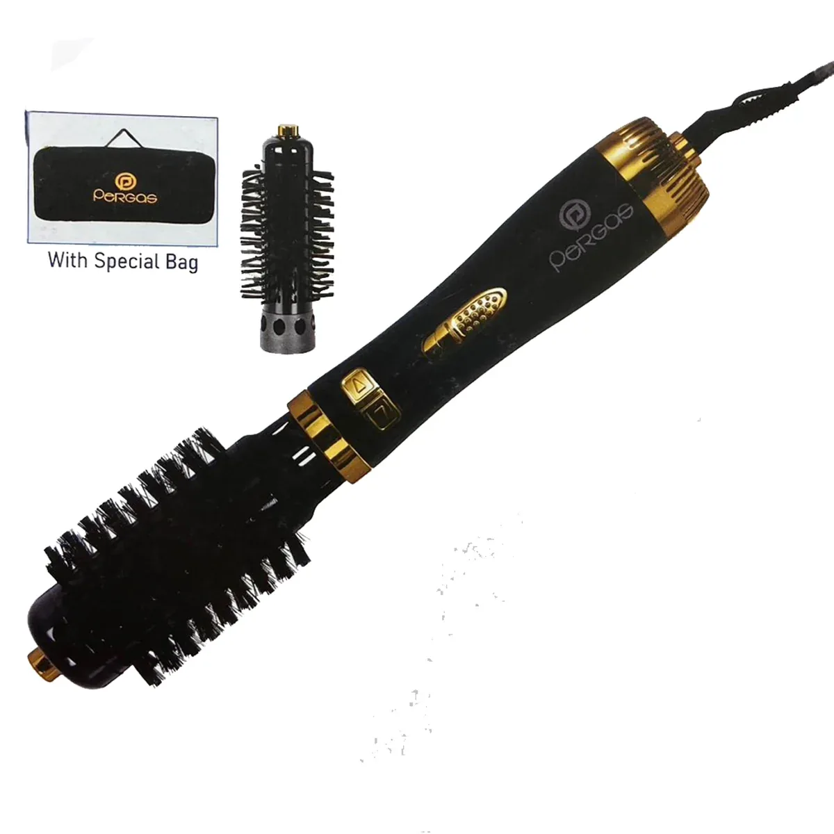 سشوار برس چرخشی حرفه‌ای پرگاس Pergas مدل PS-1114