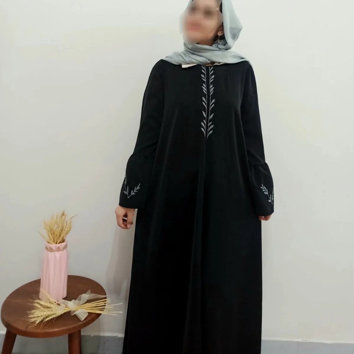 مانتو عبایی دیبا - سایز۲ مناسب ۴۴تا۴۸ - تصویر ۳