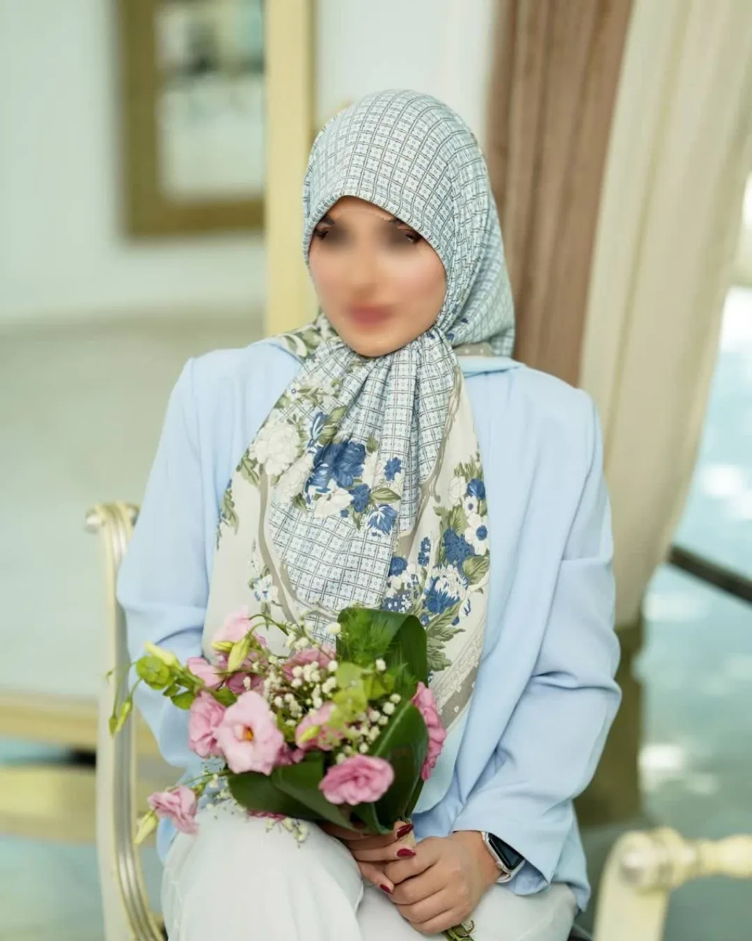 روسری ابریشم ژاکارد