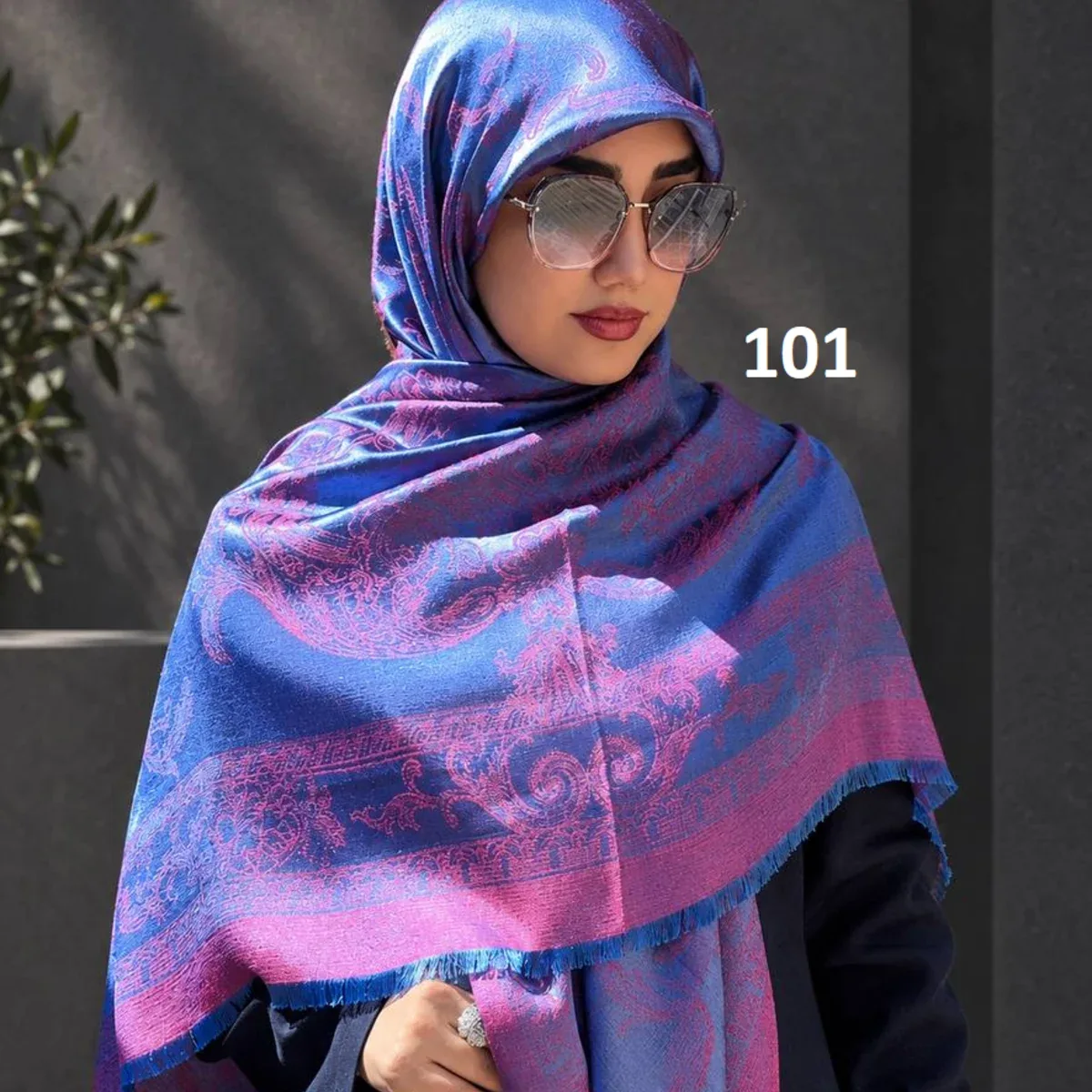 روسری اسلیمی ژاکارد