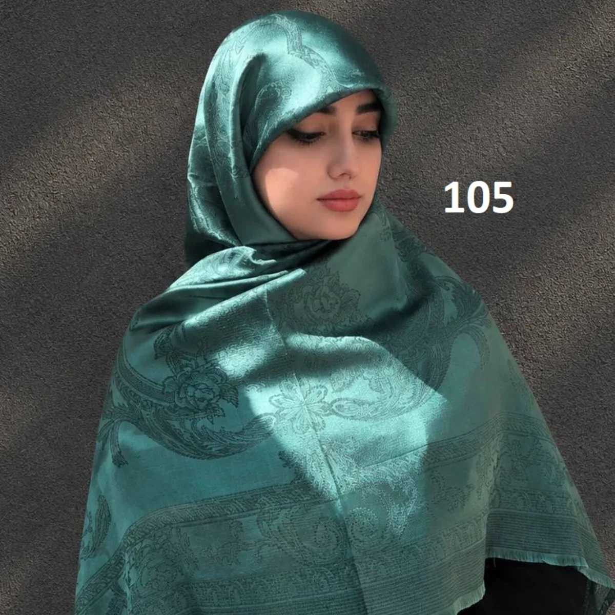 روسری اسلیمی ژاکارد - تصویر ۵