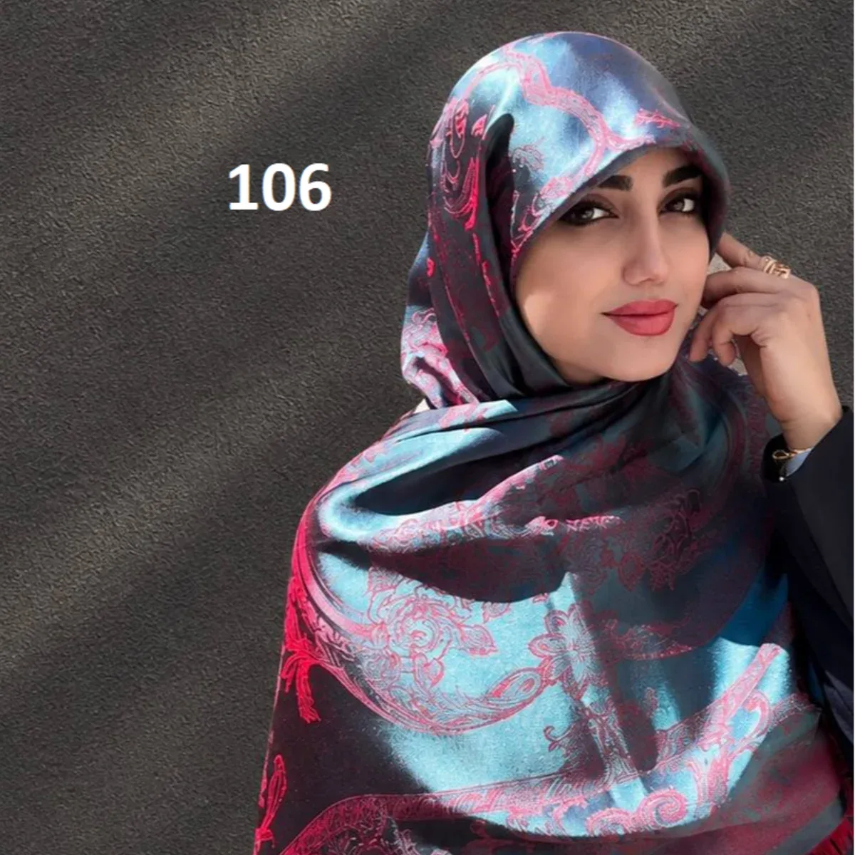 روسری اسلیمی ژاکارد - تصویر ۶
