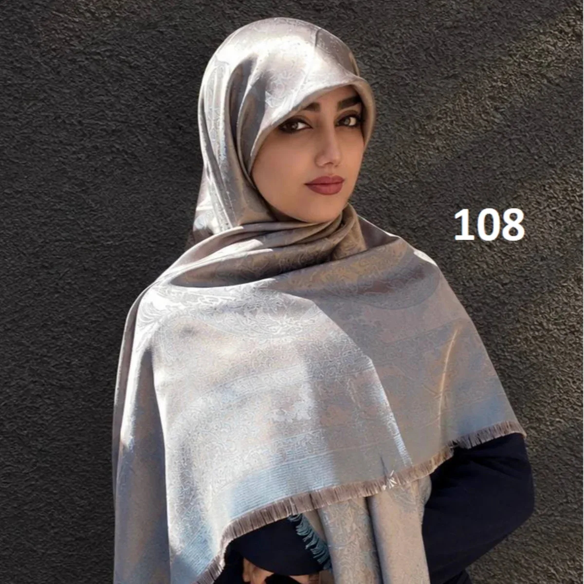 روسری اسلیمی ژاکارد - تصویر ۸