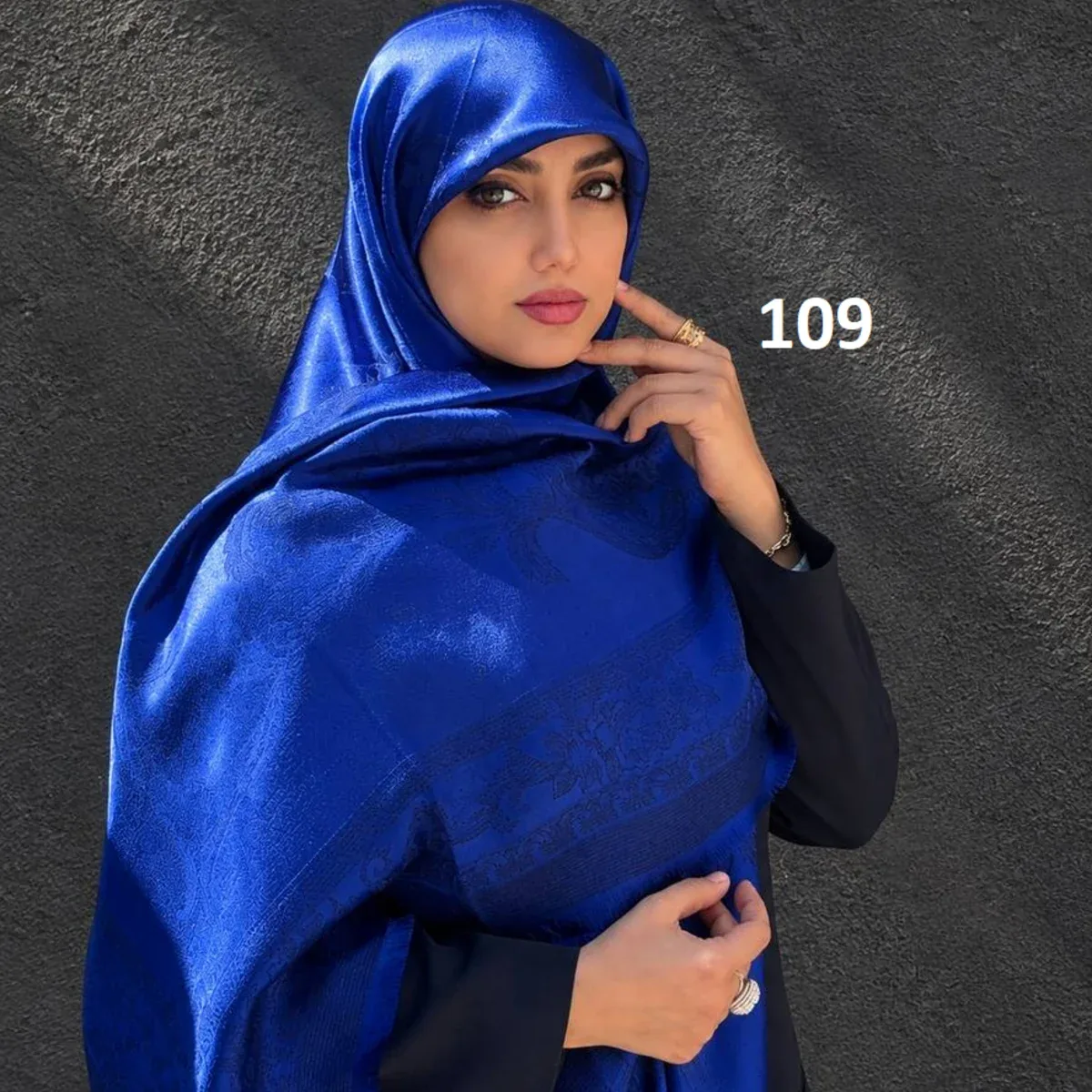 روسری اسلیمی ژاکارد - تصویر ۹