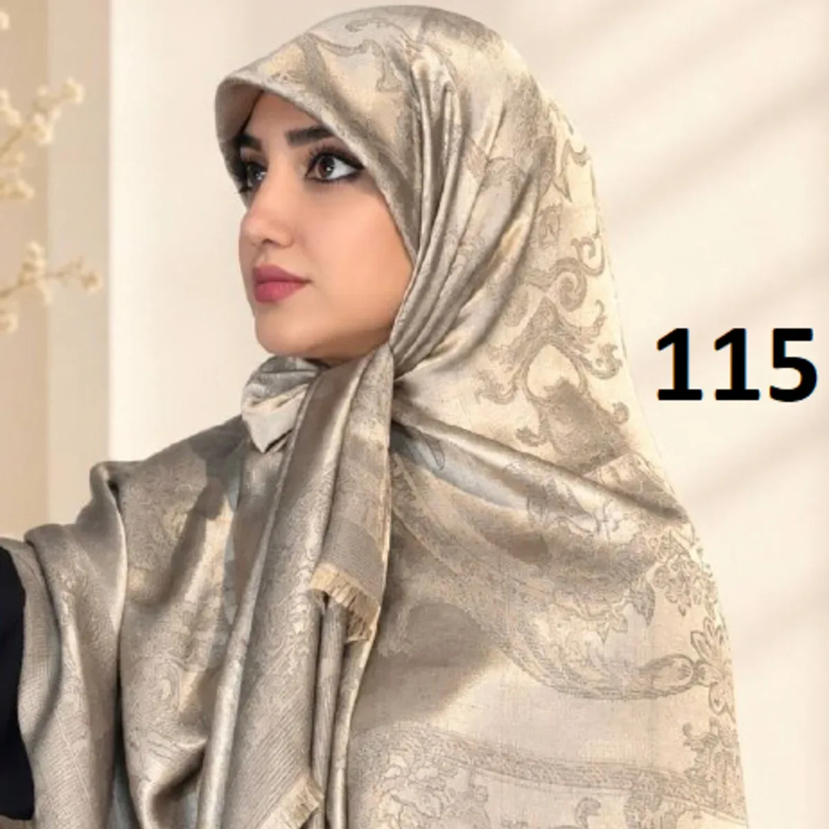 روسری اسلیمی ژاکارد - تصویر ۱۵