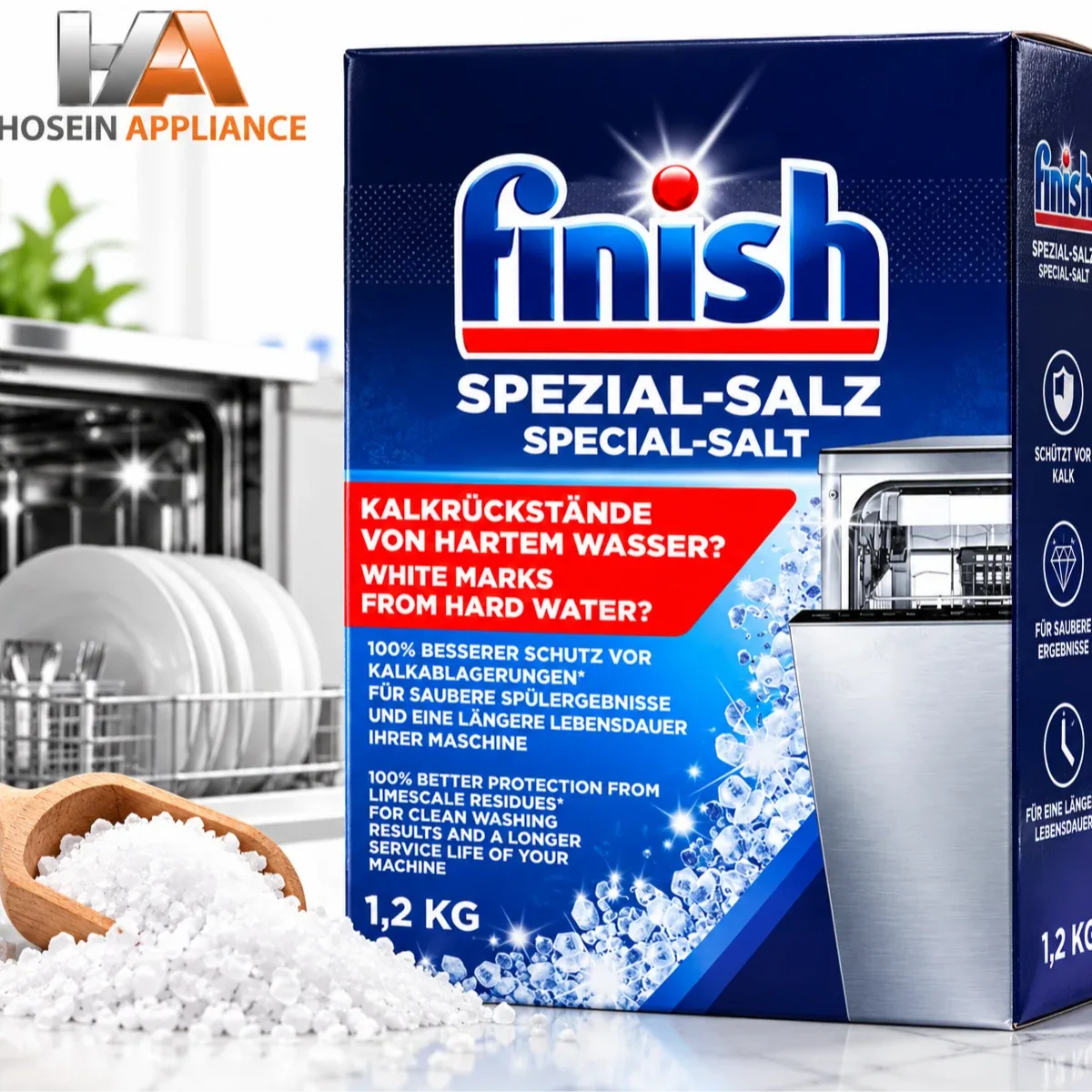 نمک ماشین ظرفشویی فینیش اورجینال Finish مدل Special Salt