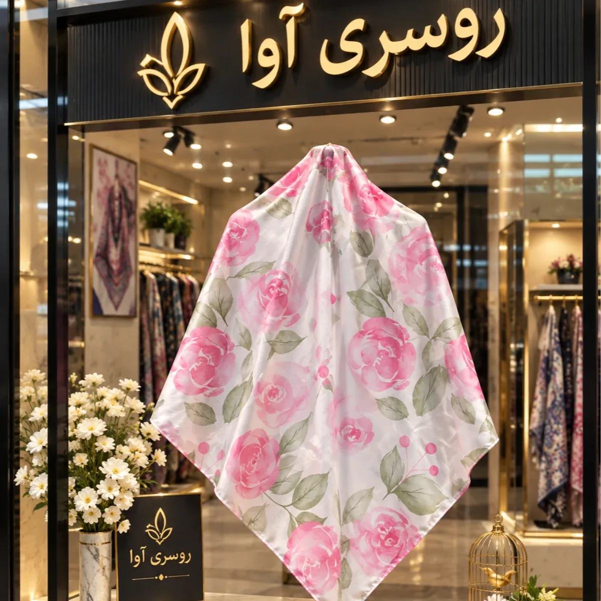 روسری ابریشم توییل