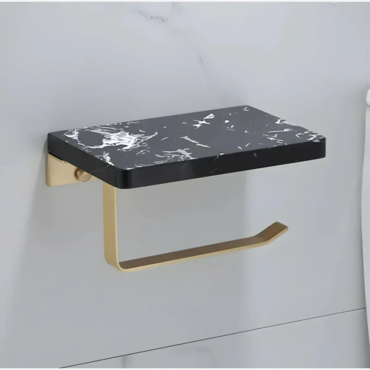 جادستمال رولی فلز و رزین سرویس بهداشتی و حمام مدل R230 - تصویر ۲