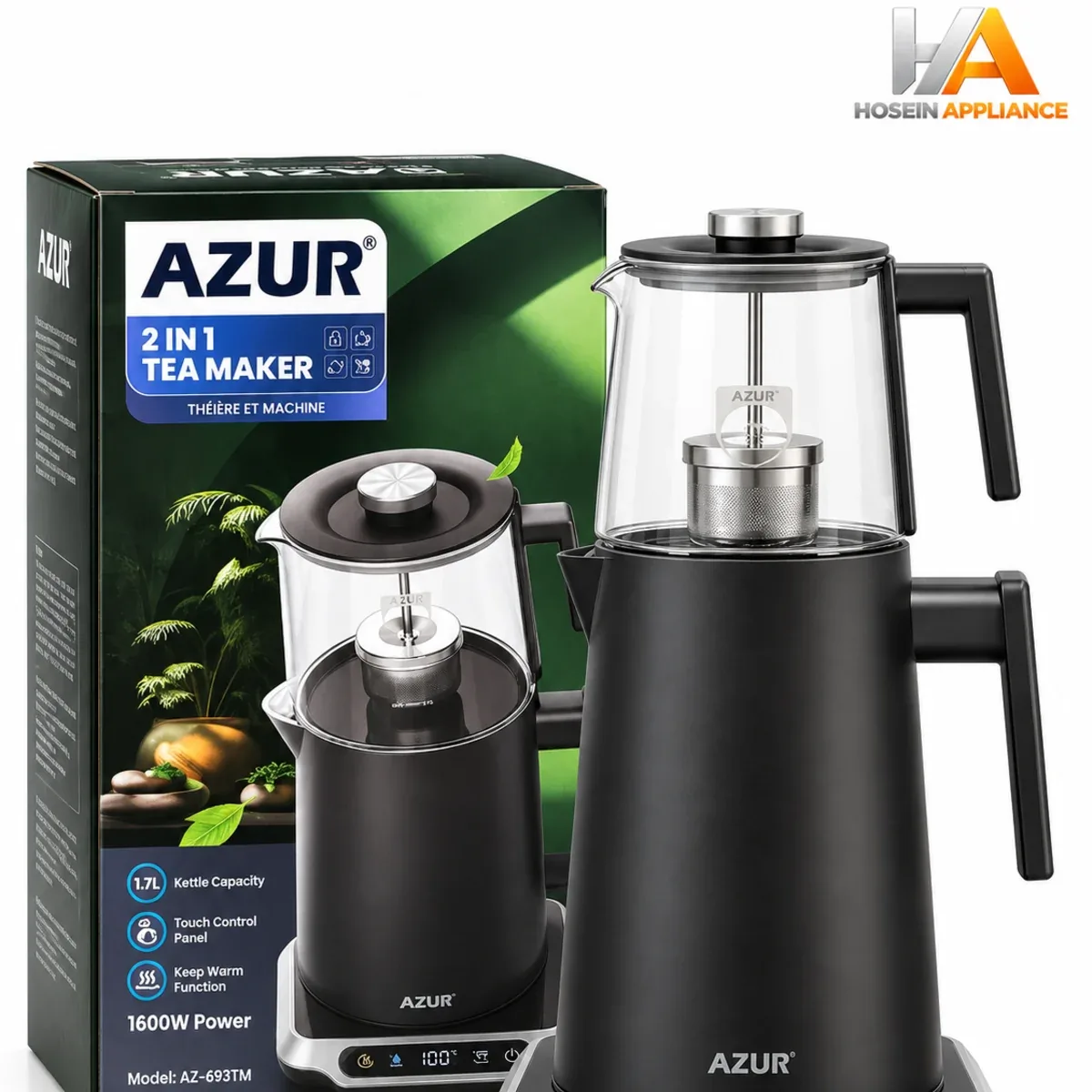 چای‌ساز روهمی آذور AZUR مدل AZ-693TM