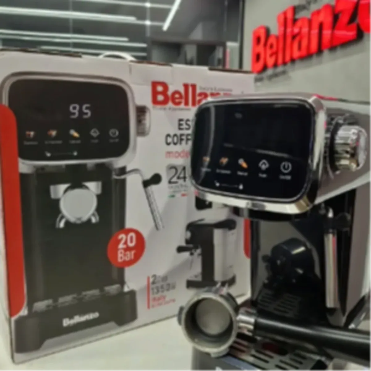 اسپرسوساز بلانزو Bellanzo مدل 2750 فشار 20 بار - تصویر ۲