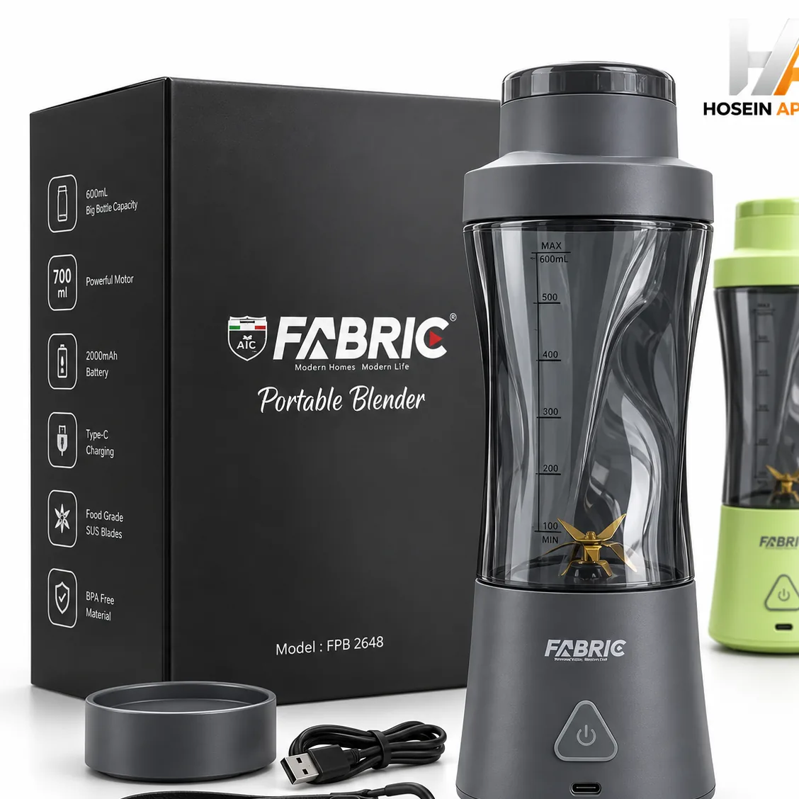 شیکر مخلوطکن شارژی دوقلو فابریک مدل FPB 2648