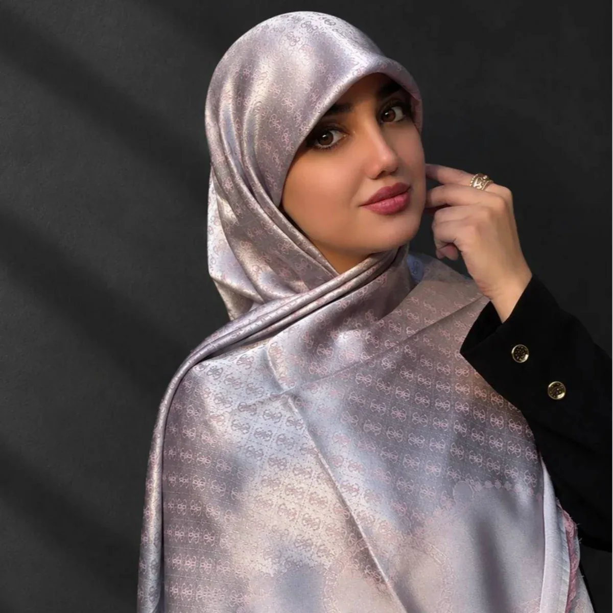 روسری ژاکارد نیلا - تصویر ۱۰