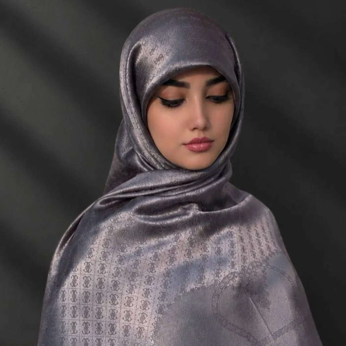 روسری ژاکارد نیلا - تصویر ۷
