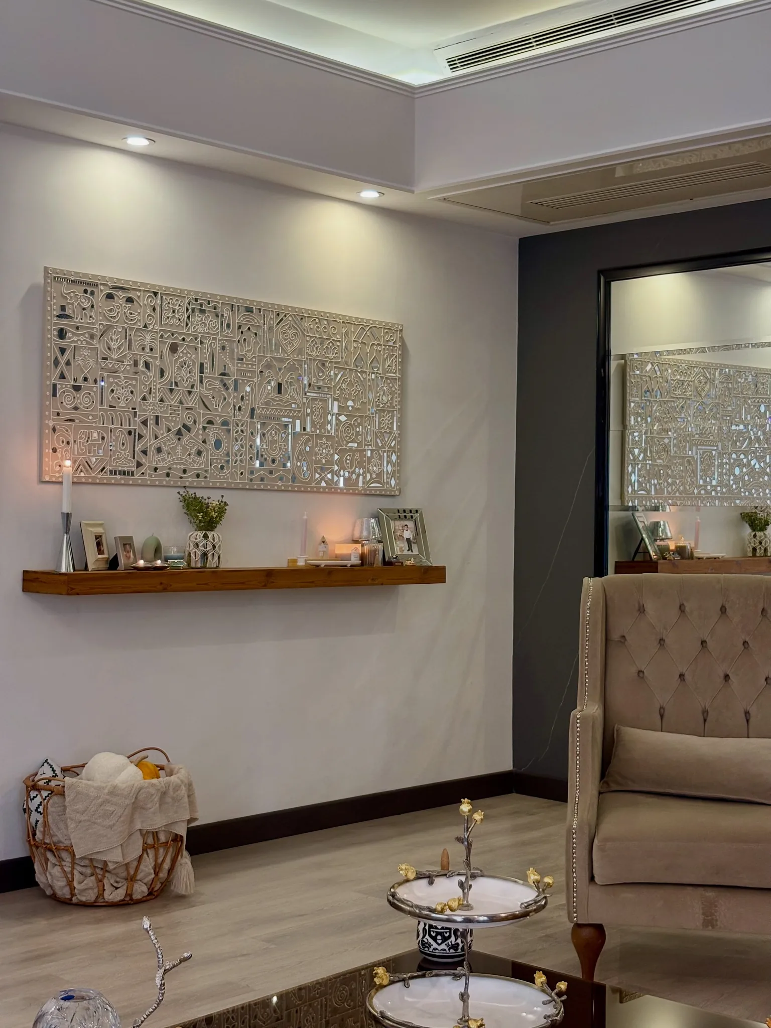 تابلو نقوش هندی دست‌ساز - تصویر ۲