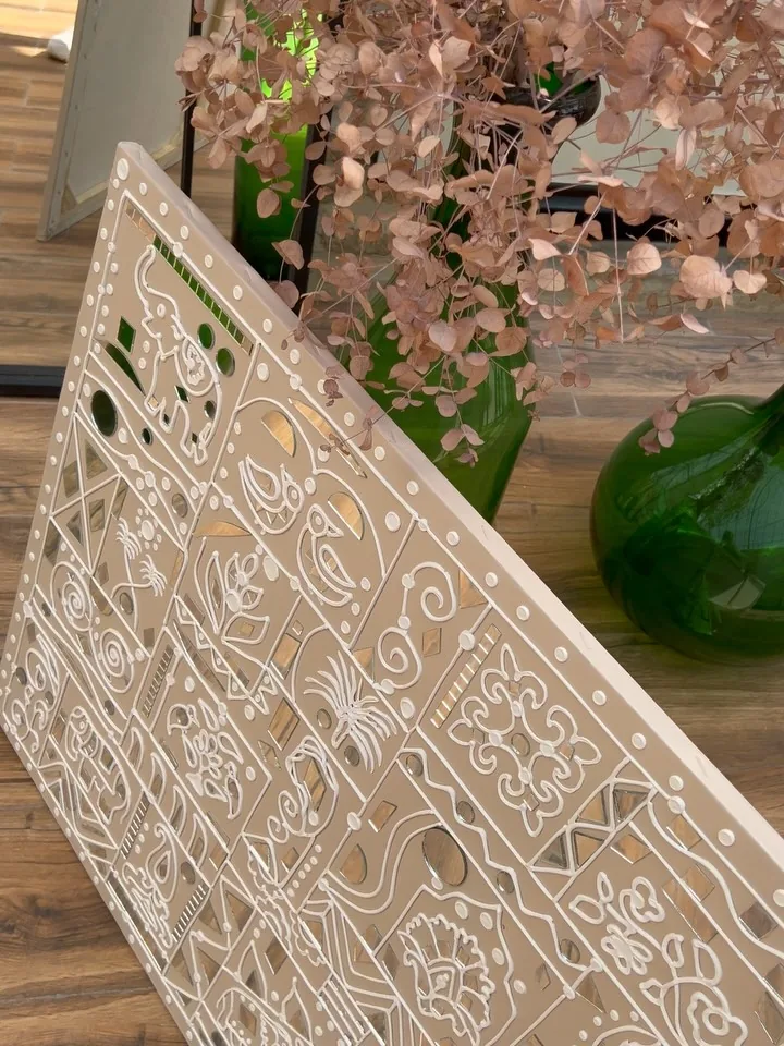 تابلو نقوش هندی دست‌ساز - تصویر ۱۱