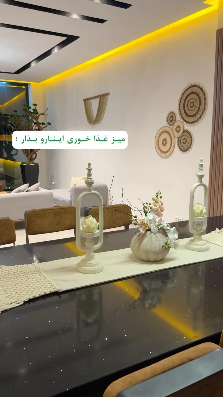 ست فانوس و گلدان دکوراتیو