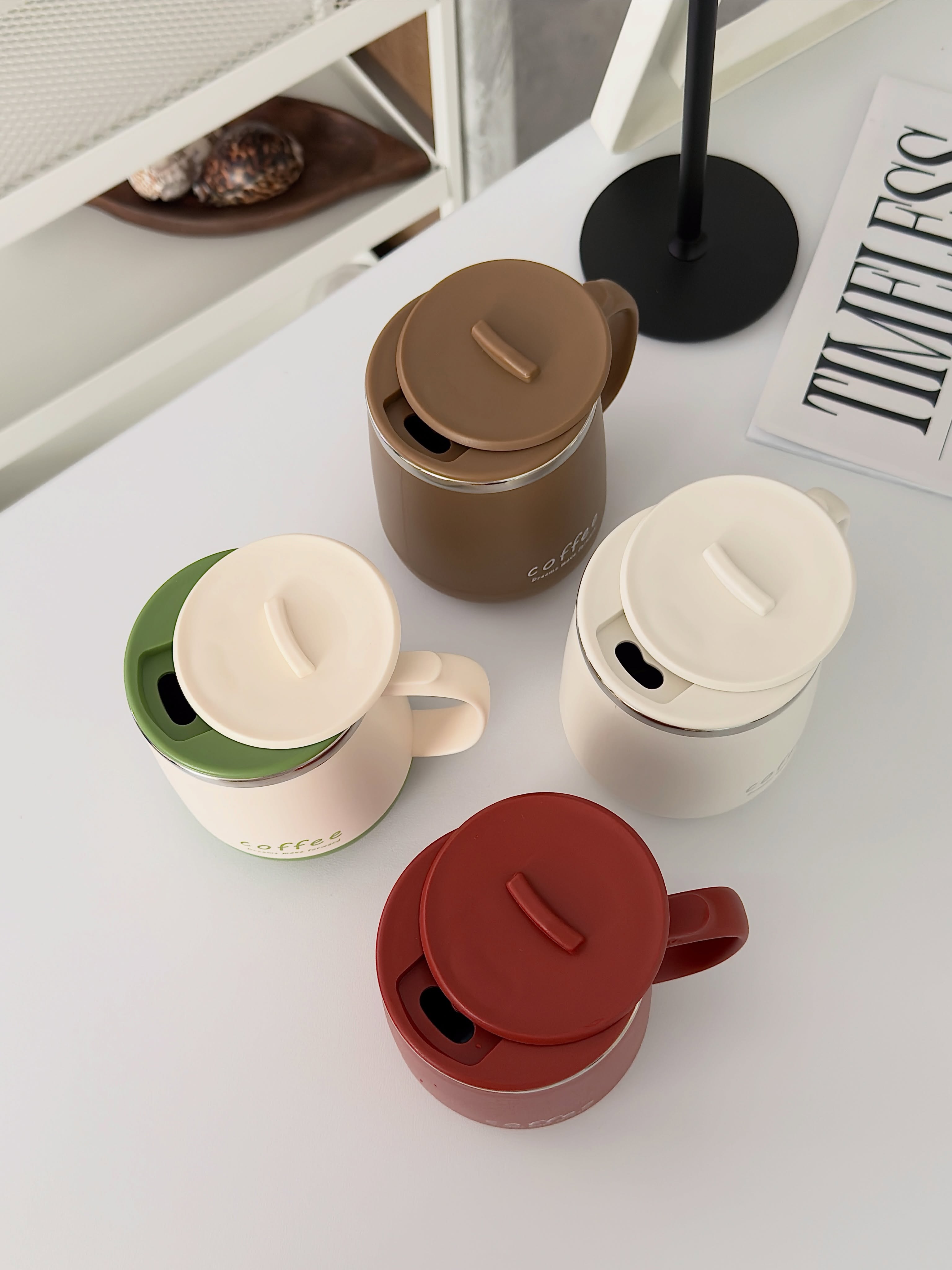 تراول ماگ Coffee قاشق‌دار ۴۸۰ میلی‌لیتر - تصویر ۲