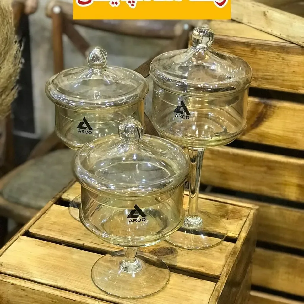 کندی باکس شیشه‌ای پایه‌دار آرکو - تصویر ۳