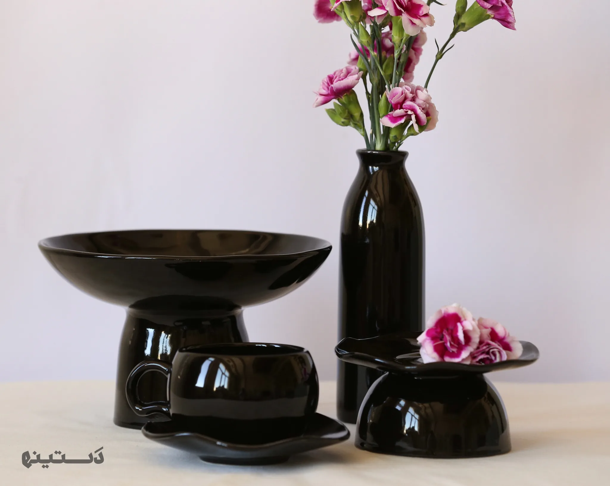 مجموعه پذیرایی ظروف پایه‌دار تابان - تصویر ۲