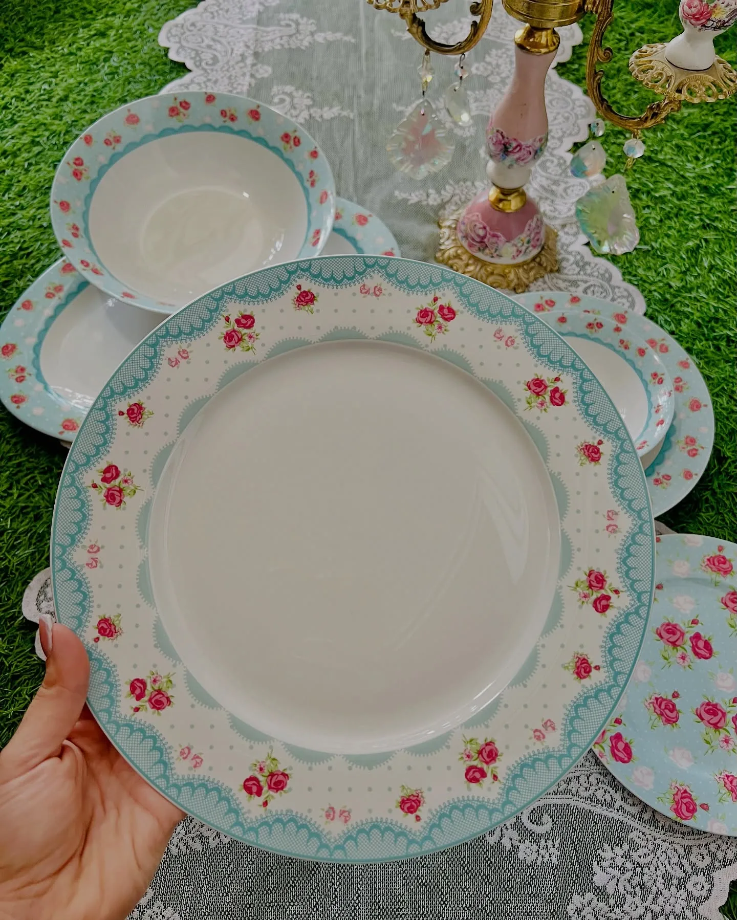 سرویس غذاخوری ۶ نفره بن‌چاینا وارداتی - تصویر ۳