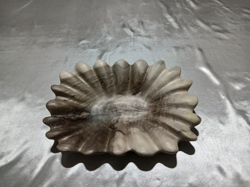 میوه‌خوری دست‌ساز روستیک چوب گردو - تصویر ۲
