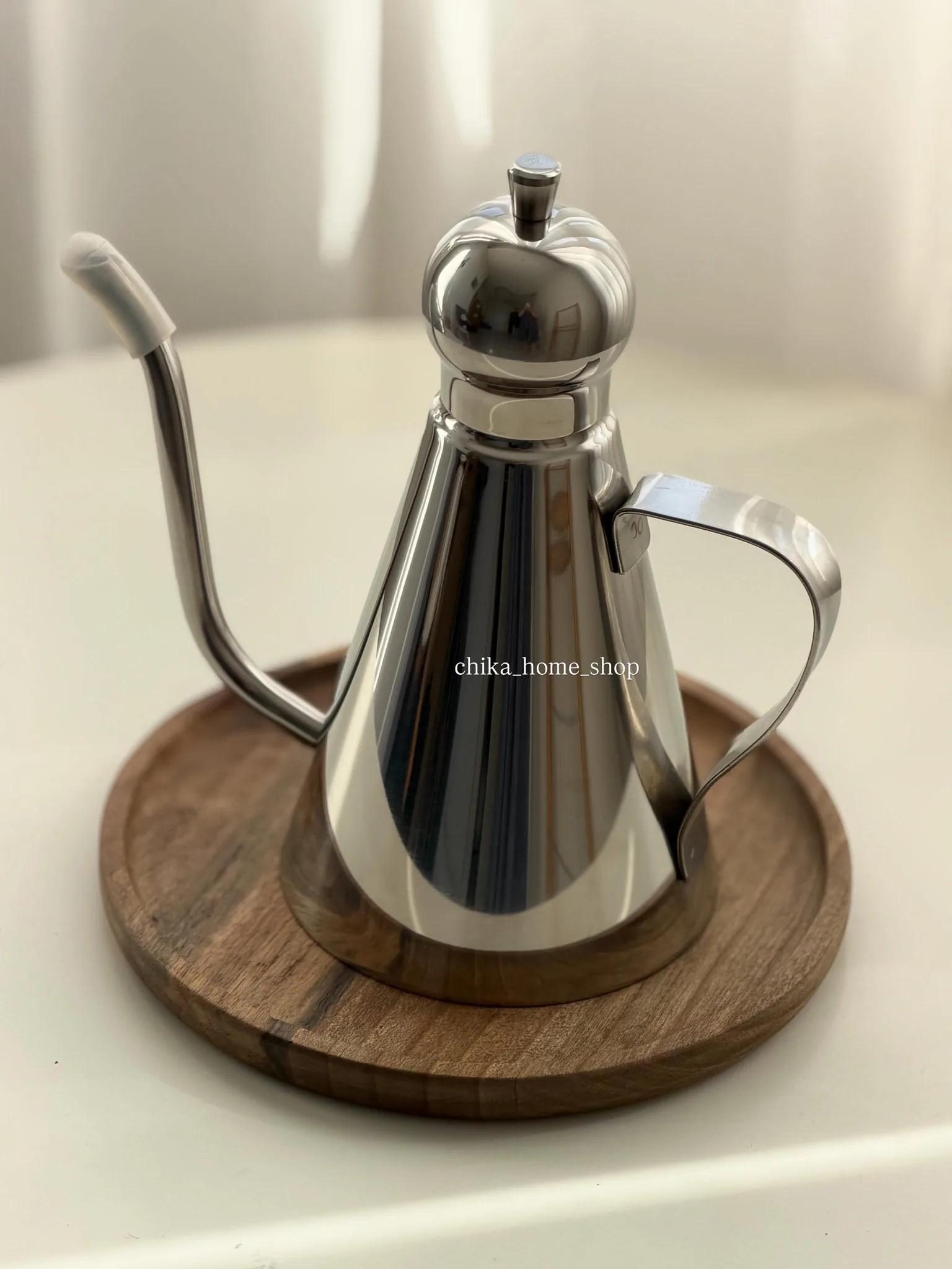 ظرف روغن و مایعات استیل براق - تصویر ۲