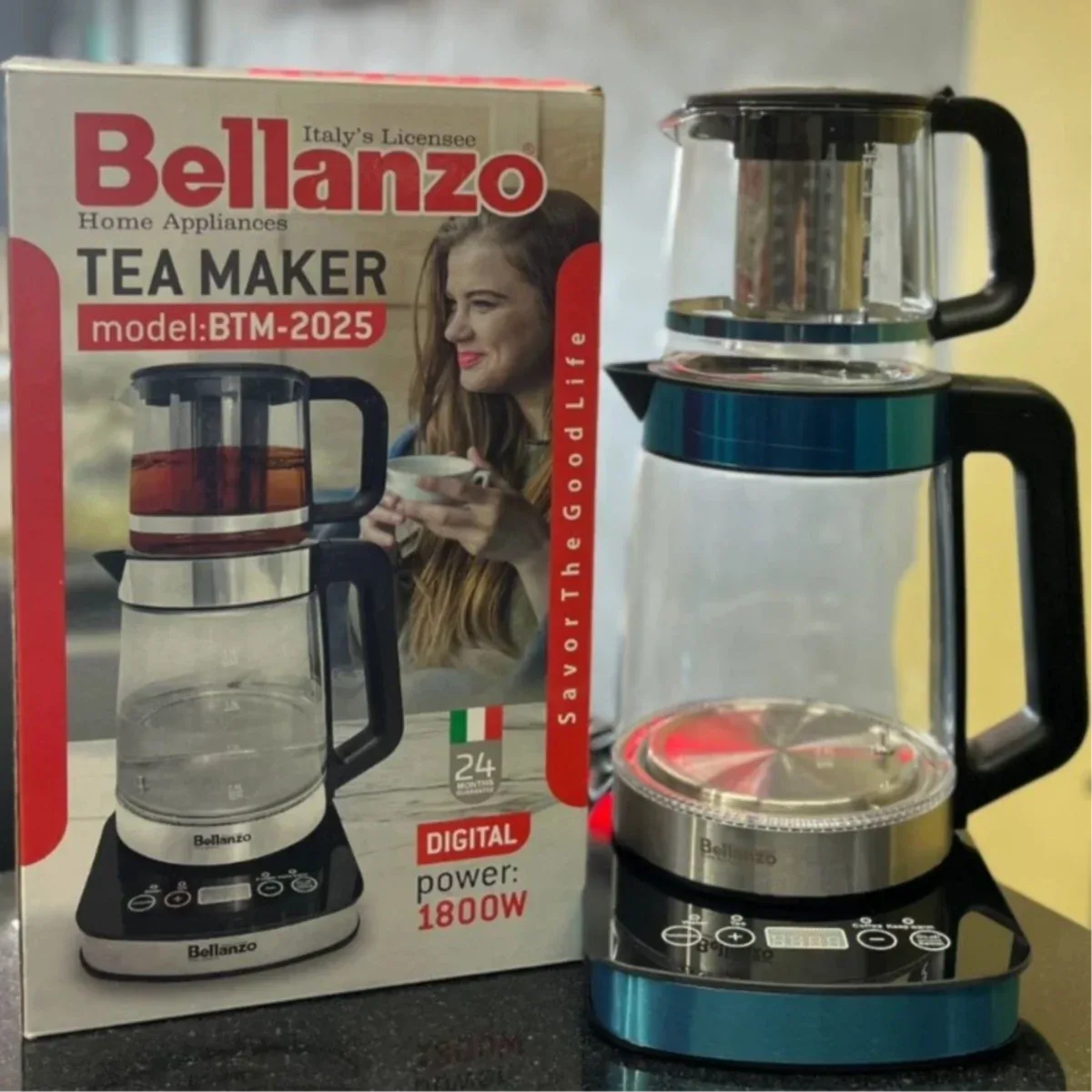 چایساز بلانزو Bellanzo مدل BTM-2025 دیجیتال با توان 1800 وات - تصویر ۲