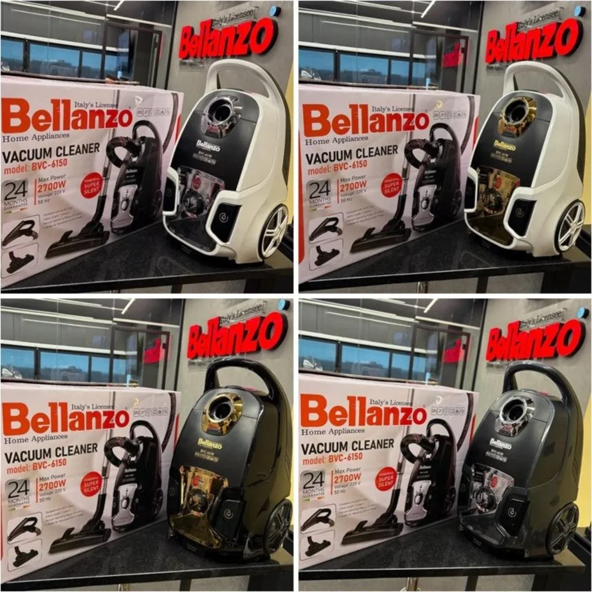 جاروبرقی بلانزو Bellanzo مدل BVC-6150 قدرت 2700 وات با صفحه ولومی - تصویر ۲
