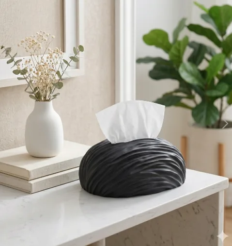 جای دستمال کاغذی مدل چروک