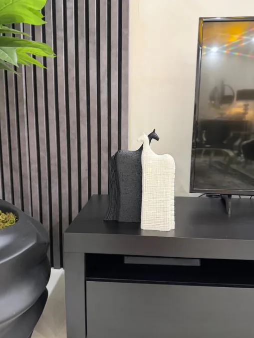 مجسمه دکوری رومیزی مدل اسب مجموعه دو عددی