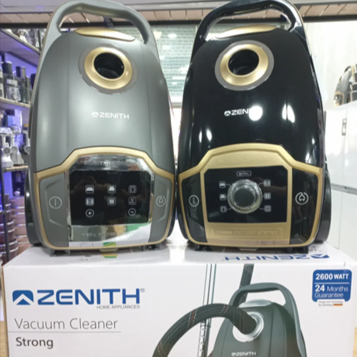 جاروبرقی زنیت ZENITH مدل Strong با موتور پرقدرت، صفحه دیجیتال و کنترل ولومی - تصویر ۳