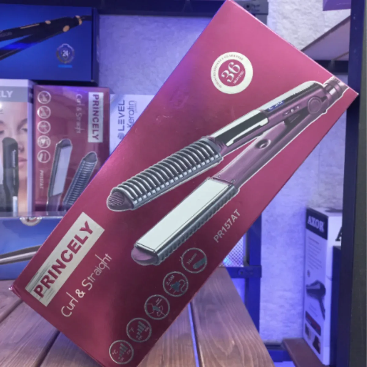 اتو مو پرنسلی مدل  Princely PR157AT Hair Iron